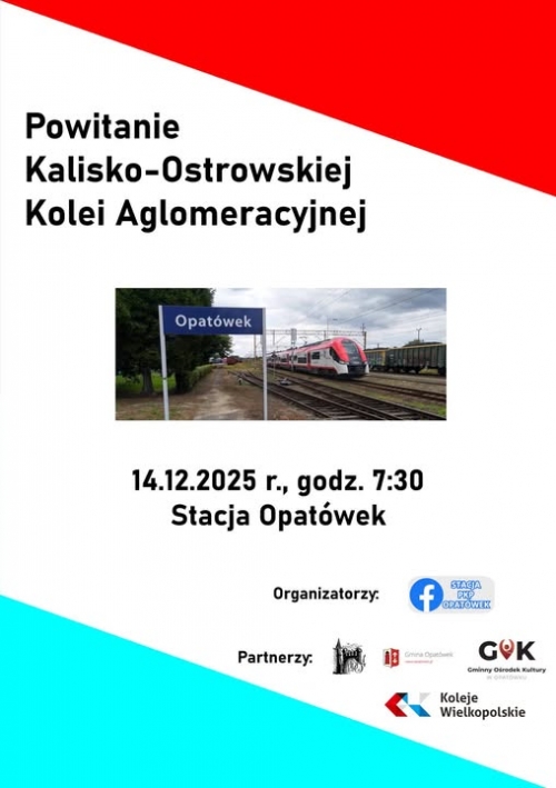 obrazek Powitanie Kalisko - Ostrowskiej Kolei Aglomeracyjnej  wiecej